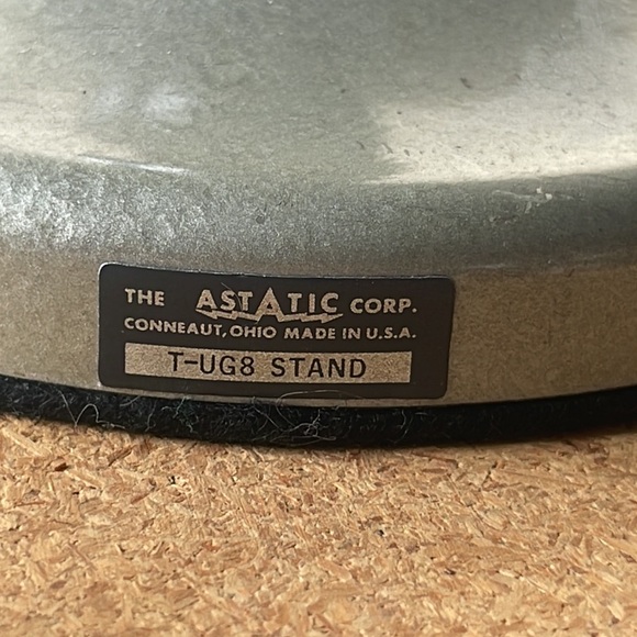 Astatic D-104 Lollipop Microphone T-UG8 Stand Mic - Picture 10 of 11